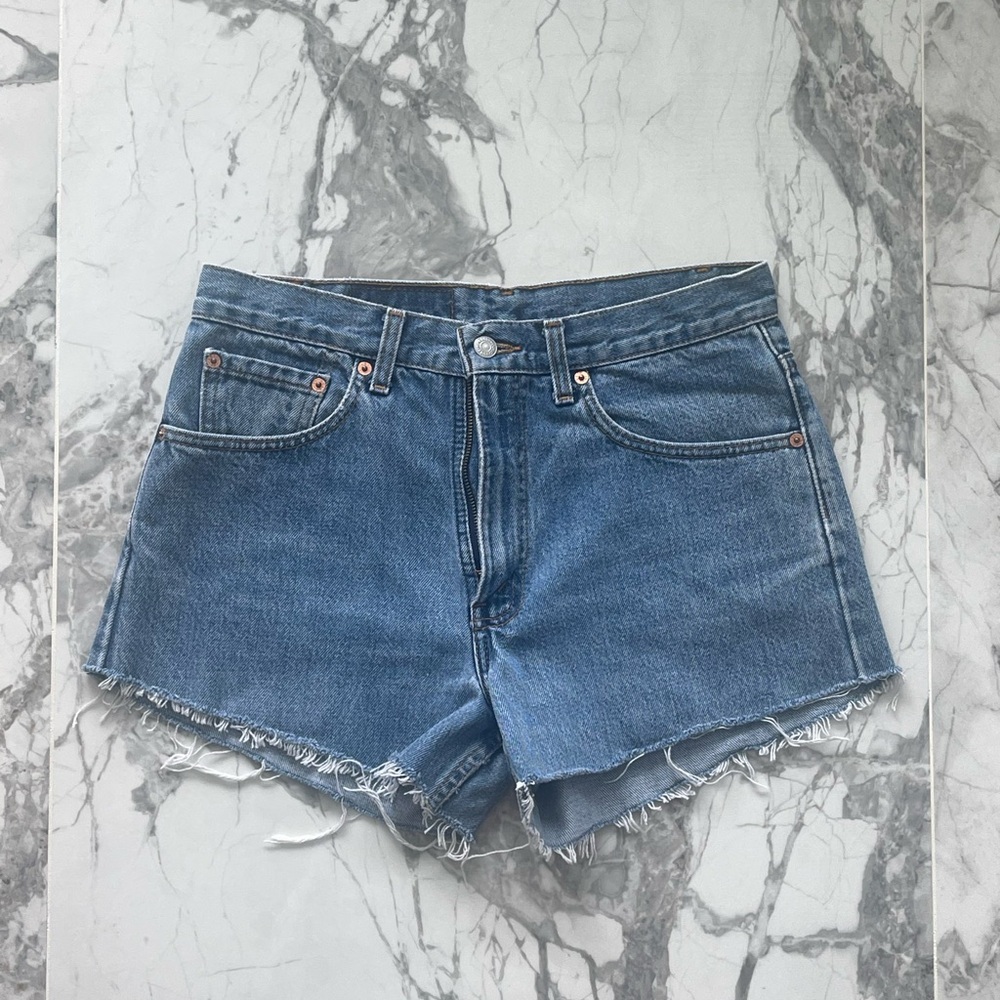 Vintage Levi cutoff denim shorts